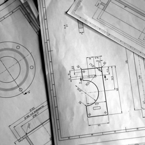 Műszaki tervezési dokumentáció rajza a BW Engineering műszaki tervezési és egyedi mérnöki szolgáltatásaihoz"